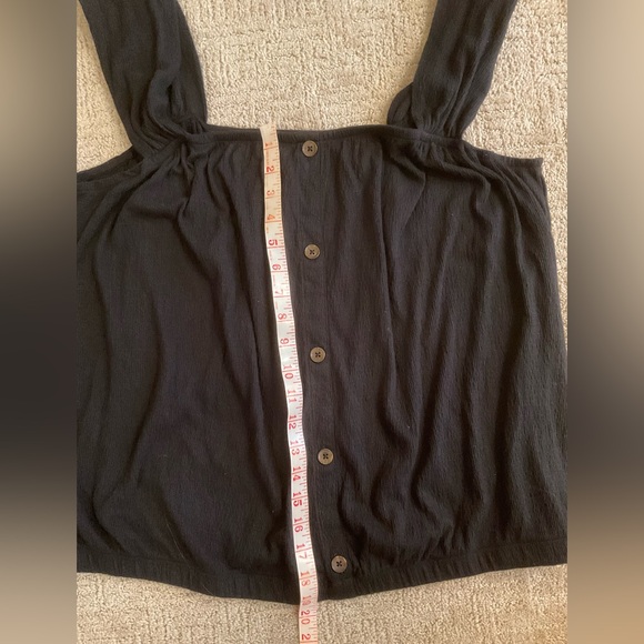 ✨🌸 Lane Bryant Women Relaxed Crop Cap-Sleeve Square-Neck Top Size 22/24 EUC - Picture 10 of 10